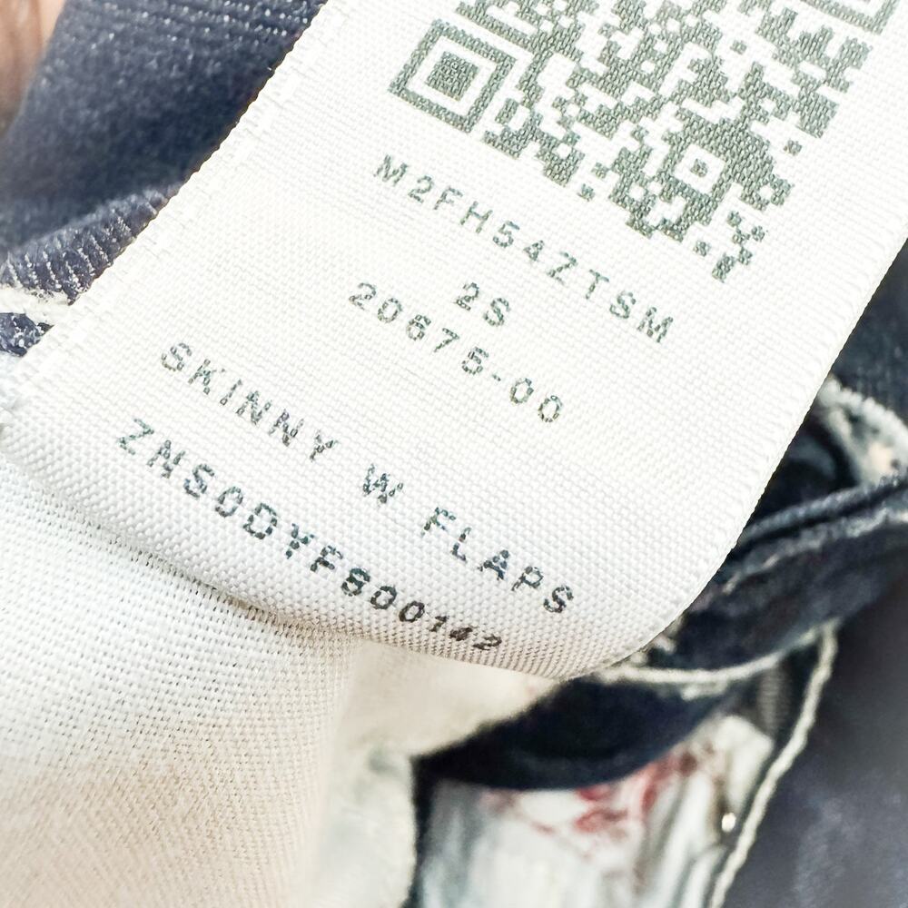 True Religion Skinny Dark Wash Denim Jeans with Flaps Size 29 - Picture 7 of 8